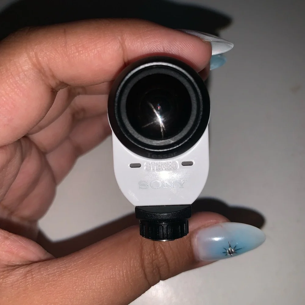 Sony White Splashproof Action Camera